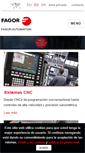 Mobile Screenshot of fagorautomation.com